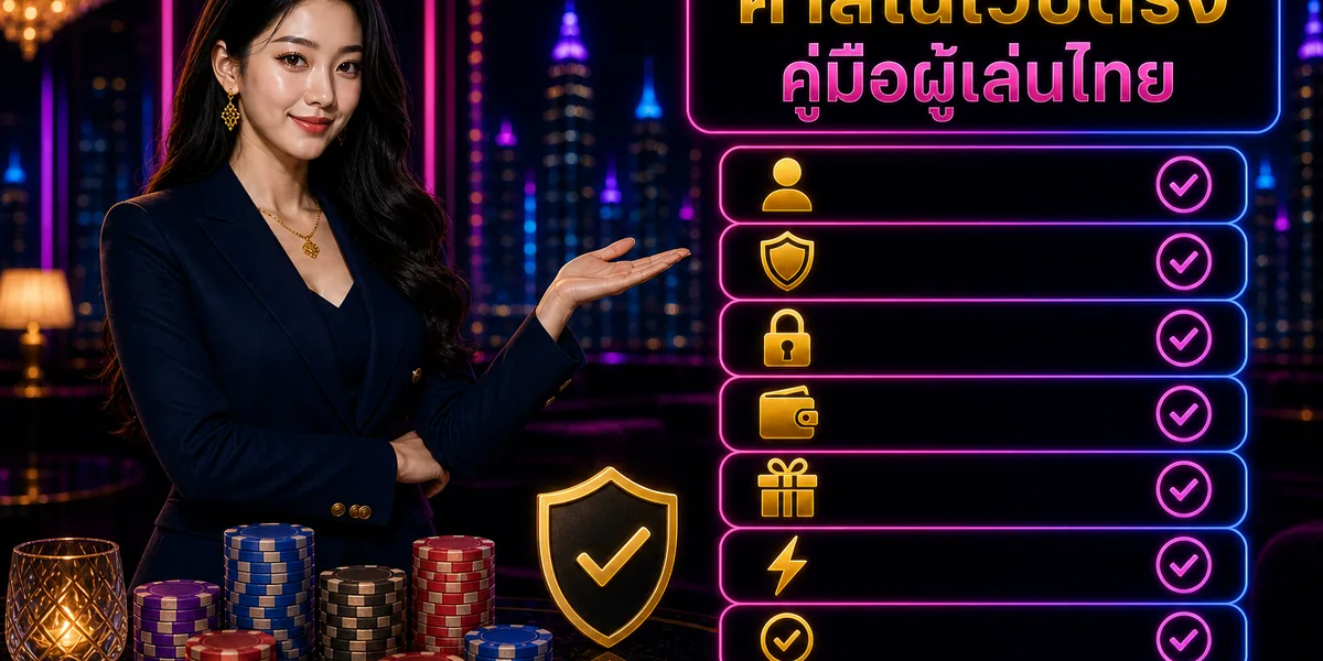 ภาพคู่มือคาสิโนเว็บตรงสำหรับผู้เล่นไทยที่ UFANYX