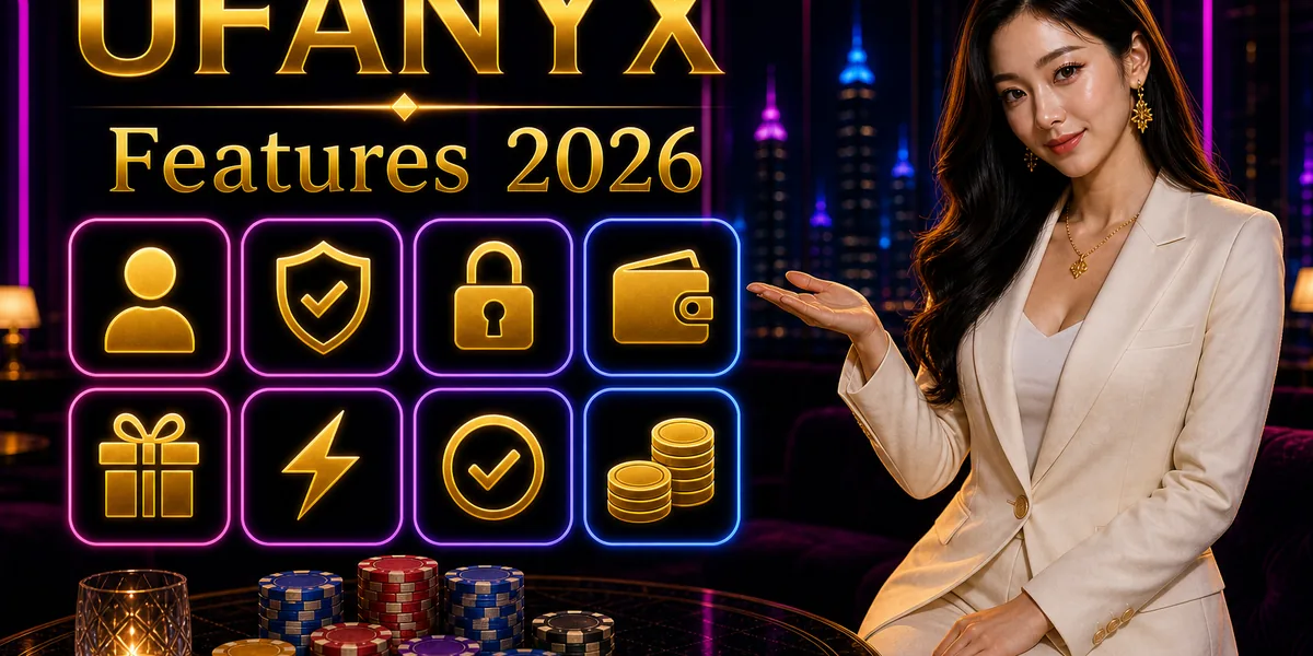 ภาพฟีเจอร์คาสิโนเว็บตรงและระบบสมาชิกของ UFANYX
