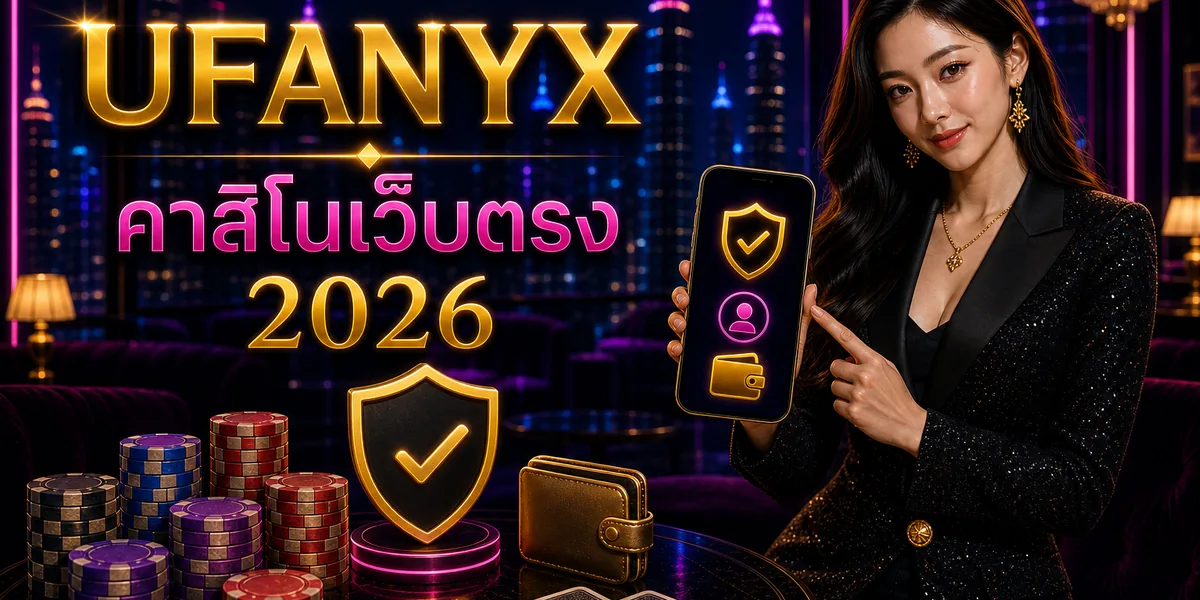 คาสิโนเว็บตรง อัปเดต 2026 จุดเด่นและวิธีเล่นที่ UFANYX