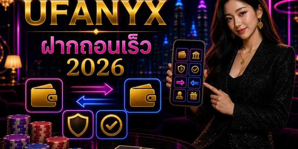 ฝากถอนเร็ว 2026 เล่นยังไงให้คุ้ม ฉบับ UFANYX