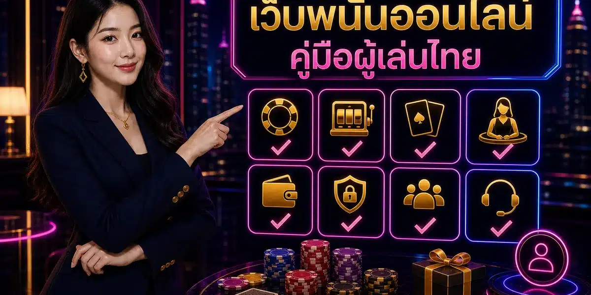 กรอบประเมินเว็บพนันออนไลน์ห้าด้าน