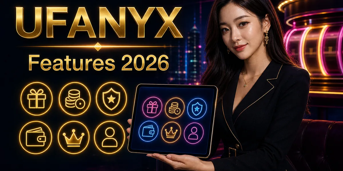 ภาพฟีเจอร์คาสิโนออนไลน์และระบบสมาชิกของ UFANYX