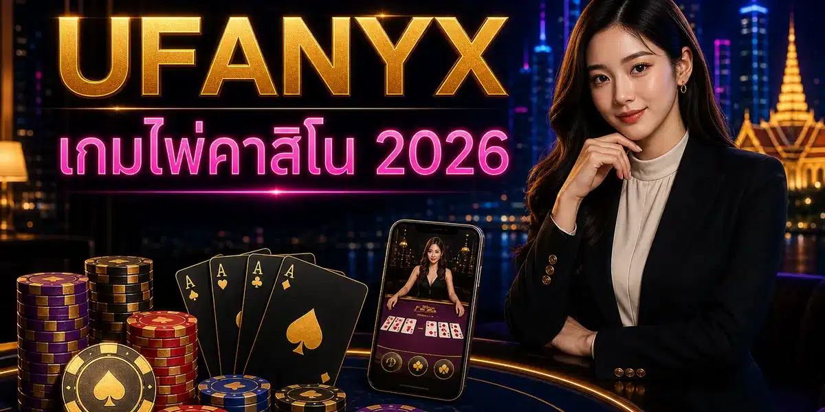 เกมไพ่คาสิโน 2026 เล่นยังไงให้คุ้ม ฉบับ UFANYX