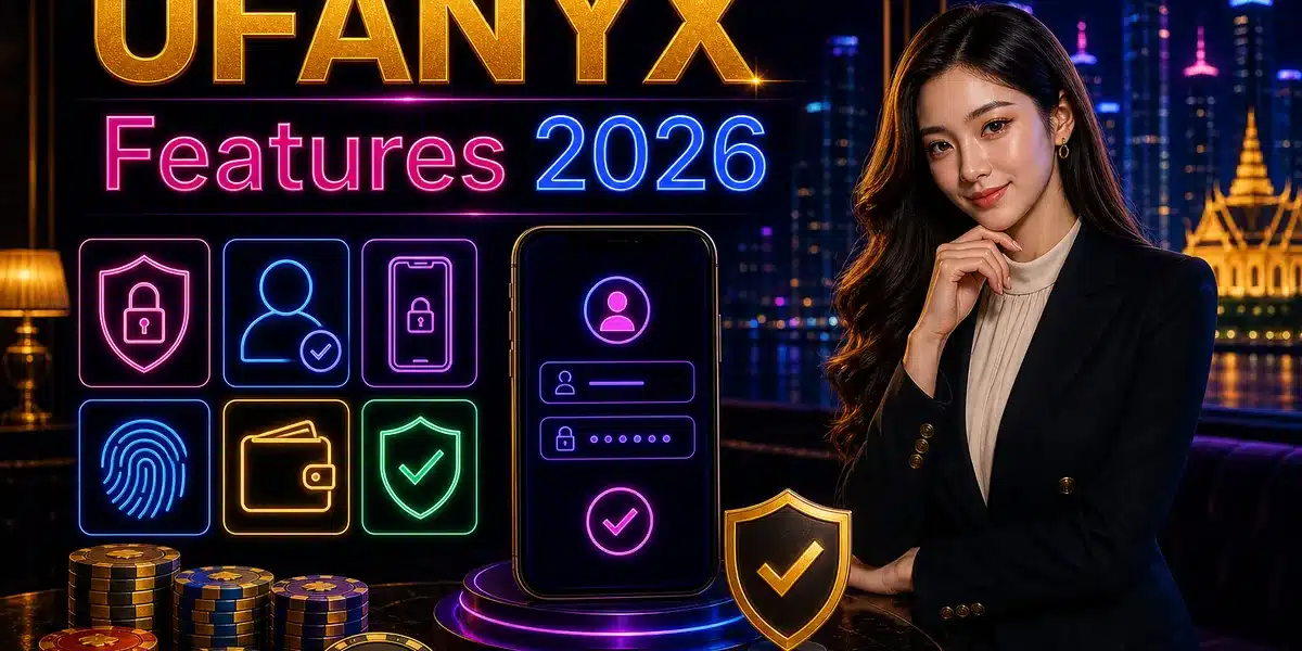 ภาพฟีเจอร์ทางเข้า UFANYXและระบบของ UFANYX