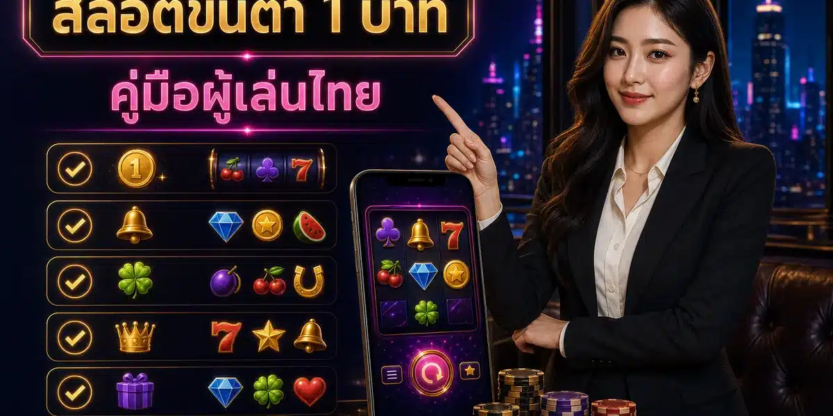 ภาพคู่มือสล็อตขั้นต่ำ 1 บาทสำหรับผู้เล่นไทยที่ UFANYX