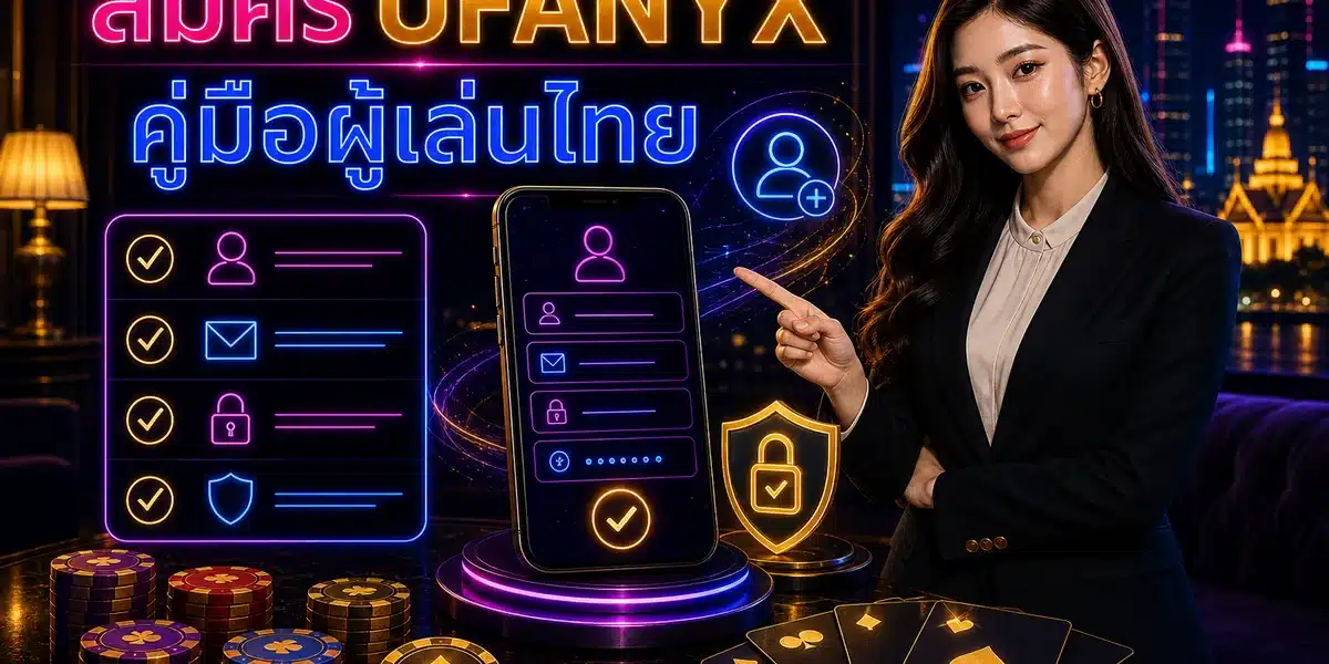 ภาพคู่มือสมัคร UFANYXสำหรับผู้เล่นไทยที่ UFANYX