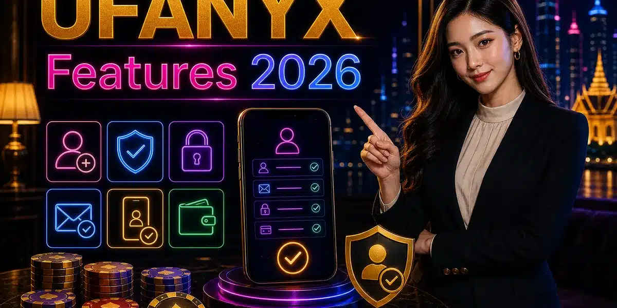 ภาพฟีเจอร์สมัคร UFANYXและระบบของ UFANYX