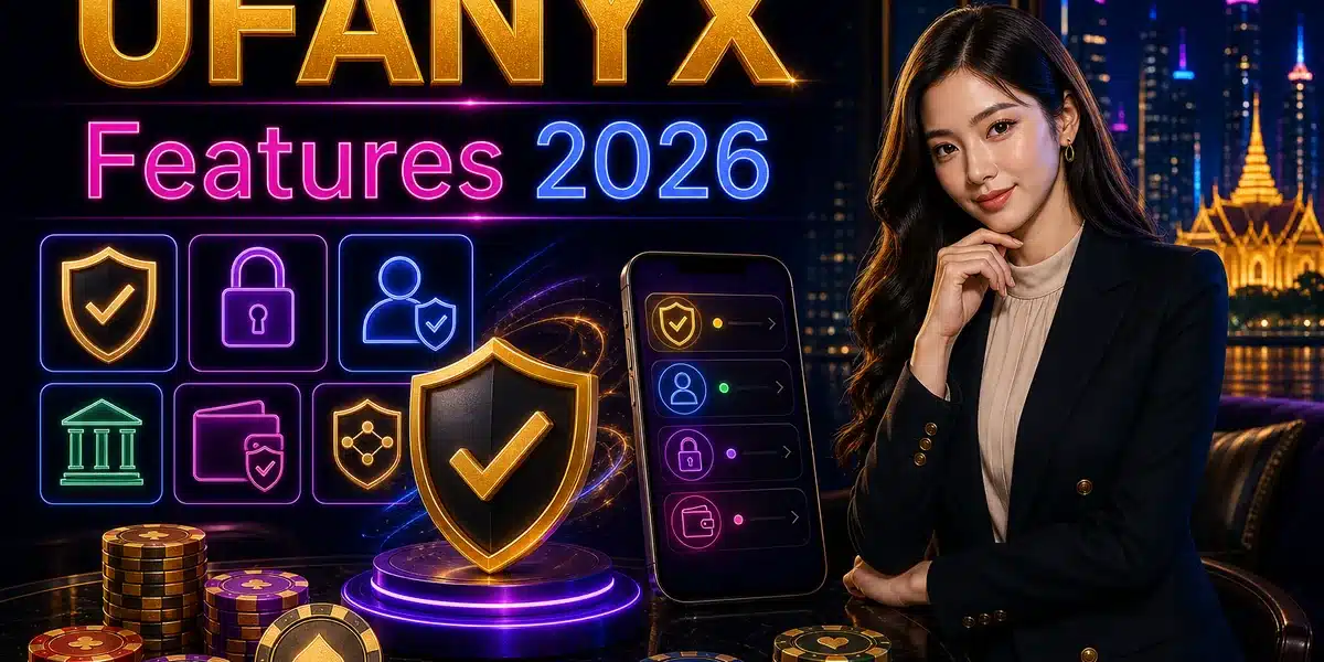 ภาพฟีเจอร์เว็บตรงปลอดภัยและระบบของ UFANYX