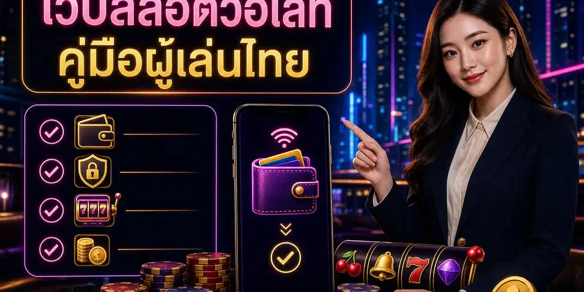 ภาพคู่มือเว็บสล็อตวอเลทสำหรับผู้เล่นไทยที่ UFANYX